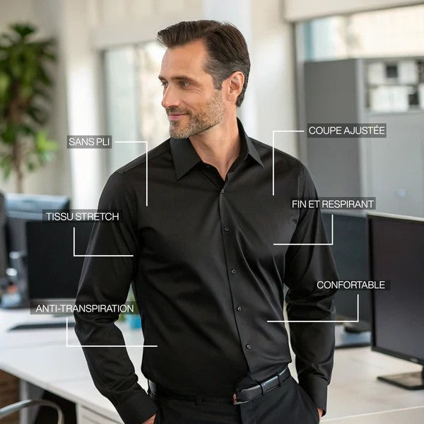 Chemise infroissable