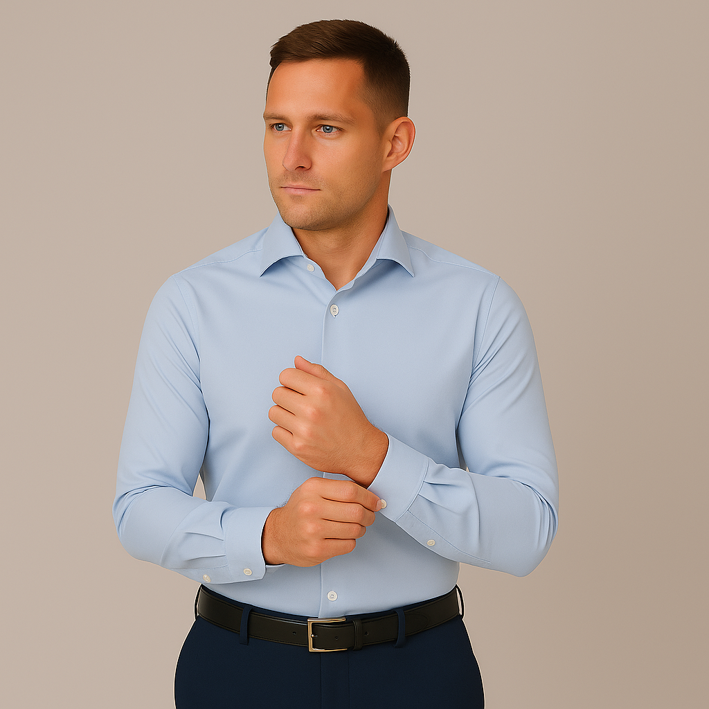 Chemise infroissable